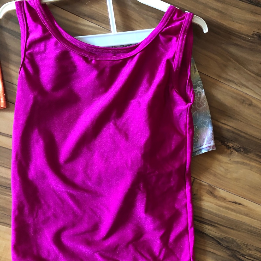 Pink dance/gymnastics set